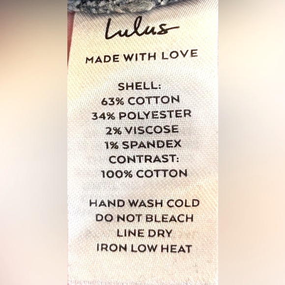 NWT Lulus Charming Edge Light Blue Denim Cutout Mini Dress, Size Small - Picture 14 of 16